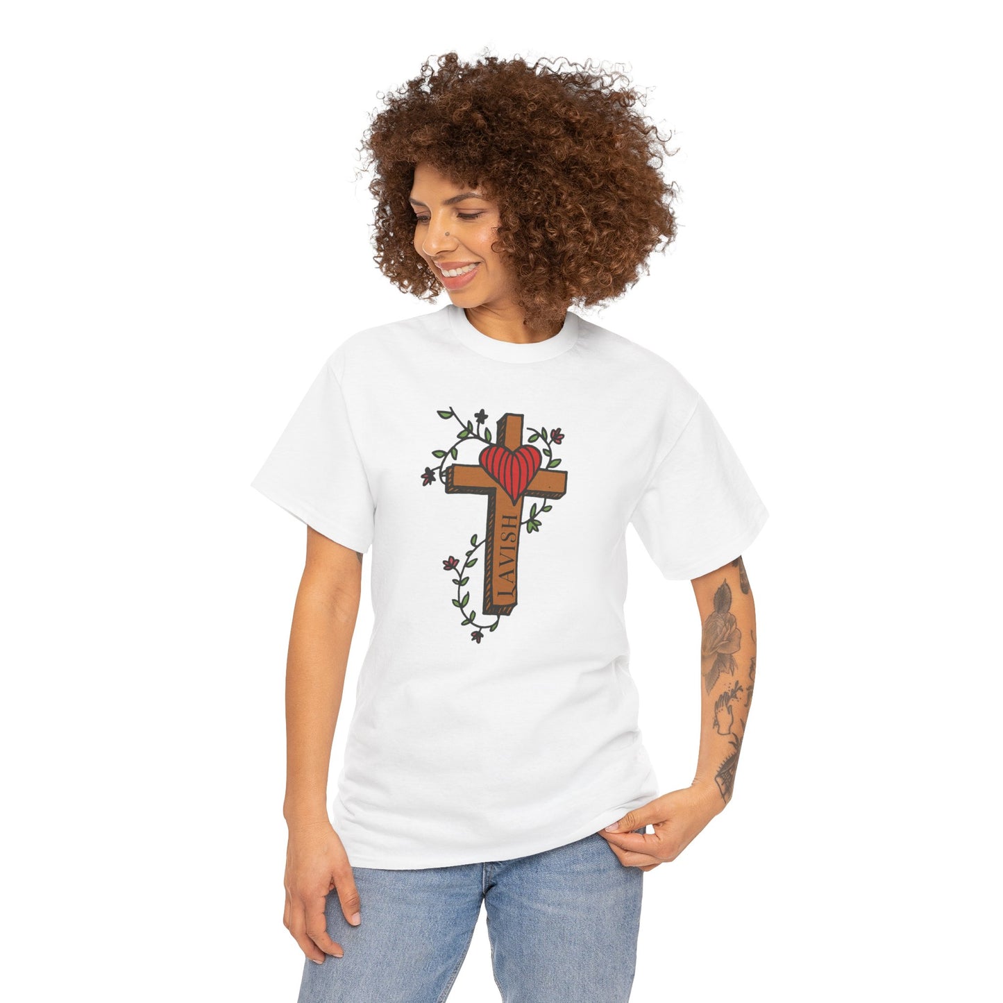 Heart of Lavish Cotton Tee