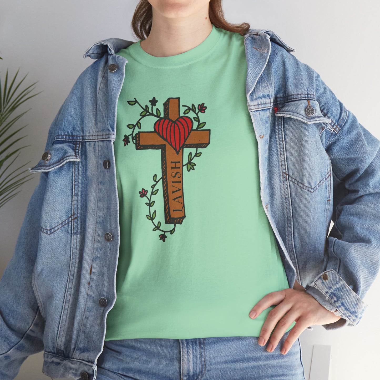 Heart of Lavish Cotton Tee