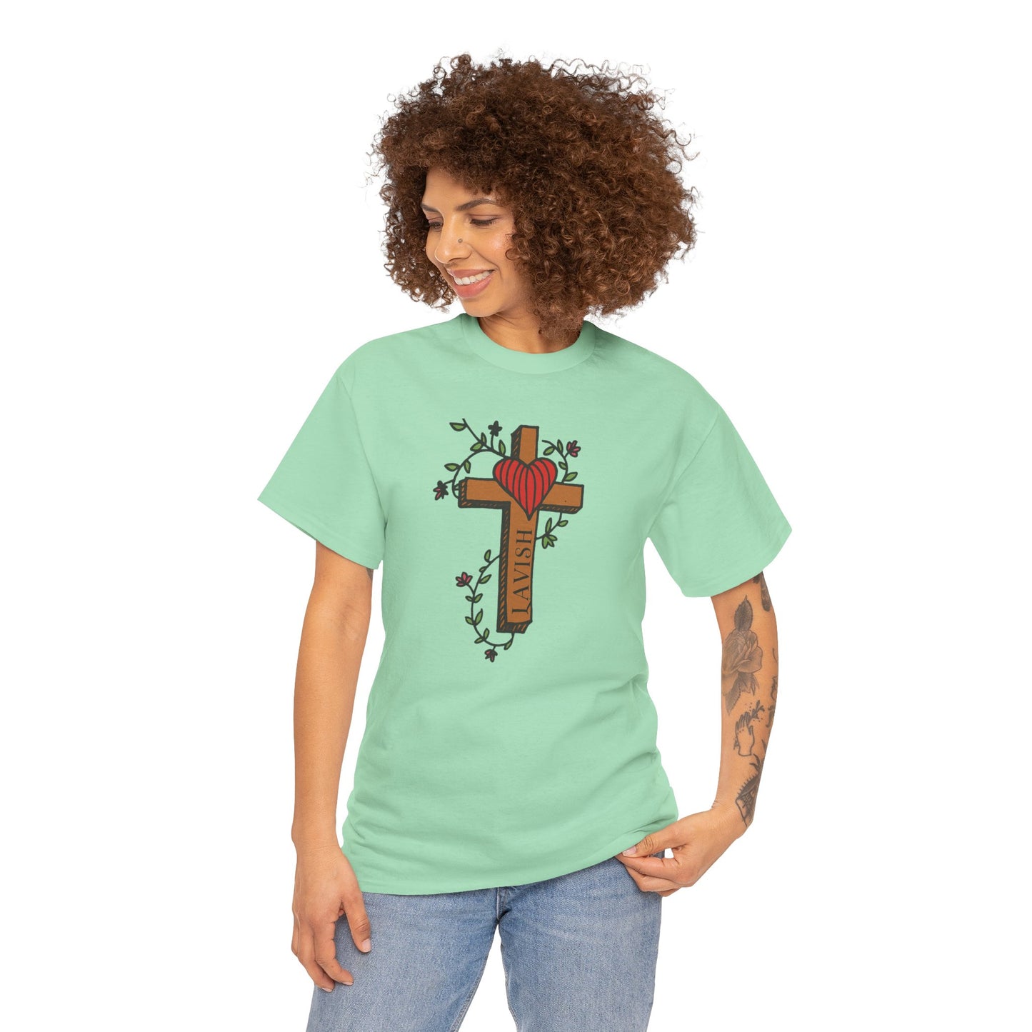 Heart of Lavish Cotton Tee