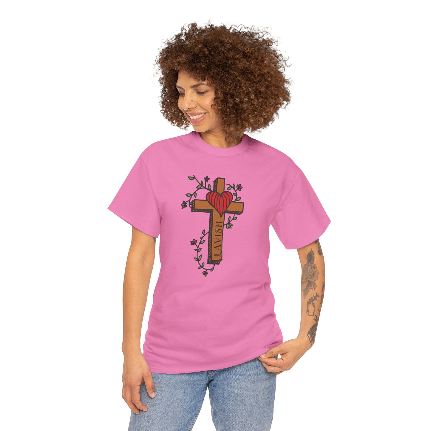 Heart of Lavish Cotton Tee