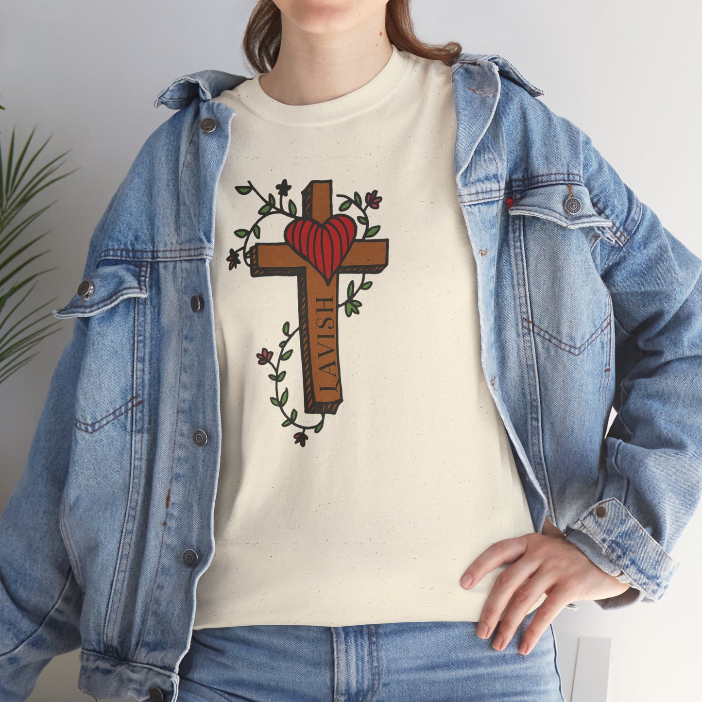 Heart of Lavish Cotton Tee