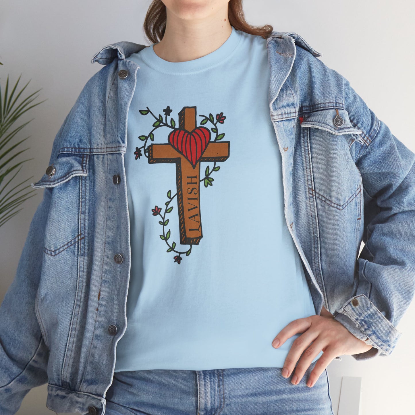 Heart of Lavish Cotton Tee
