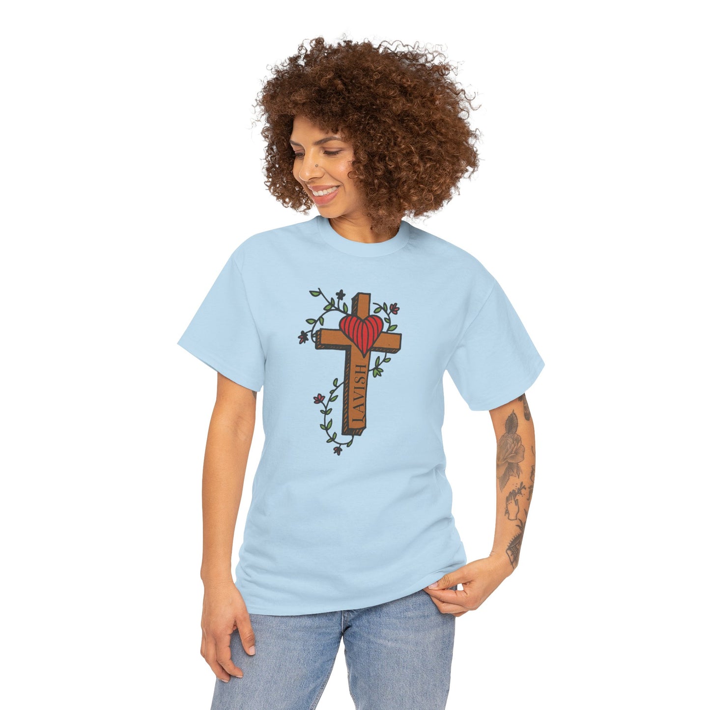 Heart of Lavish Cotton Tee