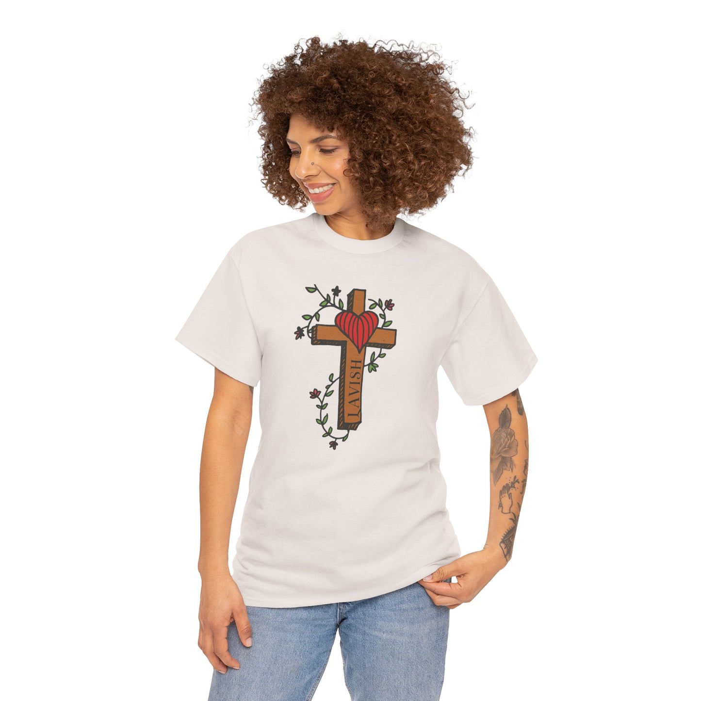 Heart of Lavish Cotton Tee