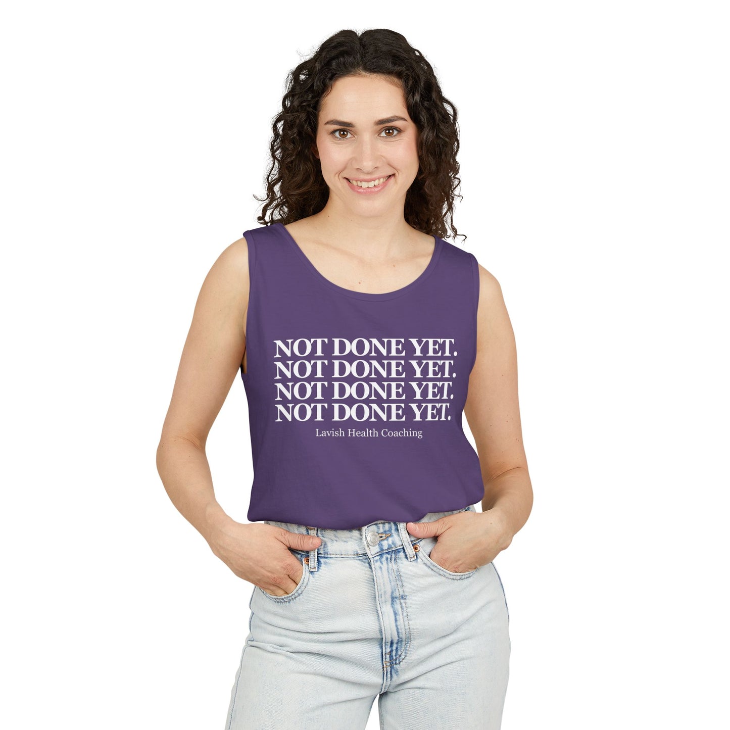 NOT DONE YET Tank Top