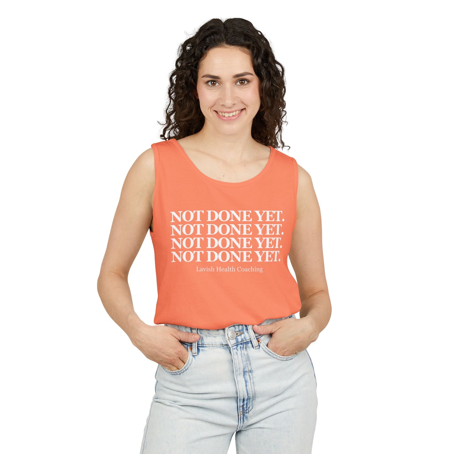 NOT DONE YET Tank Top